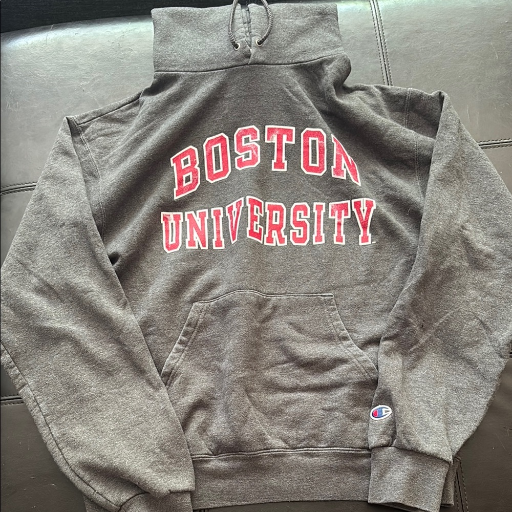 Champion Charcoal Boston University Sweatshirt vintage